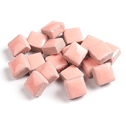 Pink Мозаичная плитка из фарфора квадратной формы, для поделок из мозаики своими руками, рамки для картин и многое другое, розовые, 10x10 мм, о 205 шт / комплект