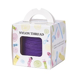Розовато-лиловый Нейлоновая нить с одной нейлоновой нити внутри, сильнее, чем nwir-r006- серии, розовато-лиловый, 1.5 мм, около 120.29 ярдов (110 м) / рулон