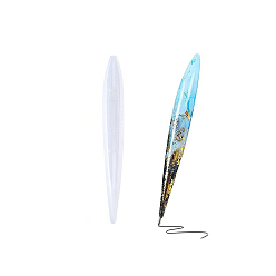 Небесно-голубой Diy пищевые силиконовые формы, жидкая ручка из эпоксидной смолы, силиконовая форма подарок на день учителя, голубой, 155x17 мм