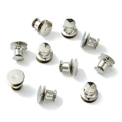 Платина Параметры броши базовых латуни, фурнитура для броши, платина, 10x9 мм, штифты : 1 мм