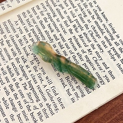 Светло-зеленый Коричневый Заколки для волос из кожи аллигатора, аксессуары для волос для женщин и девочек, волна, оливковый, 68.4 мм