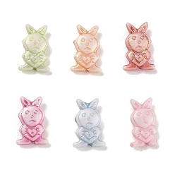 Кролик Пластиковые бусины, ремесло бусы, животное, кролик, 13.5x9x4.5 мм, отверстие : 1.6 мм, 1250 шт / 500 г