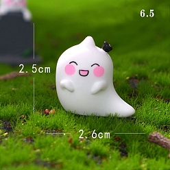 Ghost Хэллоуин скульптура из смолы украшения дисплея, для домашнего офисного стола, призрак, 26x19x25 мм