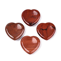 Красный Камень Натуральные красные яшмовые камни для беспокойства, камень большого пальца сердца, 28.5~30x29.5~31x6.5~8.5 мм