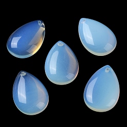 Опал Opalite подвески, слезинки, 30.5x20x6 мм, отверстие : 1 мм