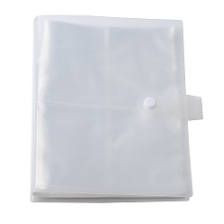 Прозрачный 160 карманы прозрачные книги для хранения ювелирных изделий без застежек-молний, Органайзер для хранения ювелирных изделий: кольца, ожерелья, браслеты, серьги, бижутерия, бусы, прозрачные, 20x15.3 см