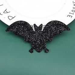 Черный Ткани хэллоуин летучая мышь паук праздничное украшение, чёрные, 118x58 мм