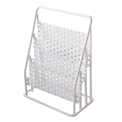 Белый Модель железной мини-газетницы, аксессуары для кукольного домика с микро-ландшафтом, притворяясь опорными украшениями, белые, 85x55x115 мм