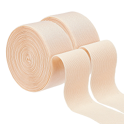 Beige Ruban de satin, accessoires pour chaussons de ballet, ruban, beige, 86-5/8x7/8 pouces (2200x21 mm)