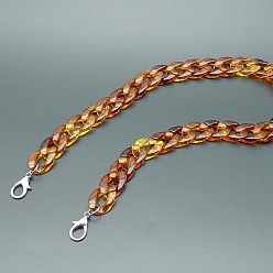 Сэнди Коричневый Акриловые цепные ремни для сумок, для замены сумочки или сумки через плечо, песчаный коричневый, 600 мм