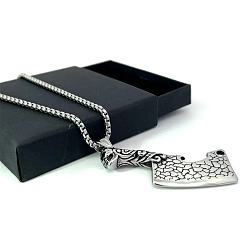 Нержавеющая Сталь Цвет Хип-хоп колье с кулоном из титановой стали для мужчин и женщин, студенческие украшения в уличном стиле.