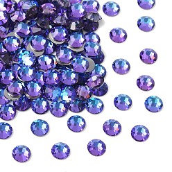 00030 296 Bermuda Blue Preciosa® maxima crystal без горячей фиксации плоские камни, чешский хрусталь, срыв твердой мозговой оболочки, круглый(438 11 615 шатон-роза), 00030 296 бермудский синий, ss 10 (2.7~2.9 мм)