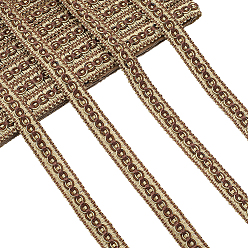 Кокосово-Коричневый Плетеные ленты из полиэстера, для украшения штор, кокосового коричневый, 7/8 дюйм (21 мм), около 13.12 ярдов (12 м) / карту