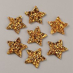 Topazee Claire Strass correctif étoile, resinrhinestone, accessoires de costumes, couture artisanat décoration, topaze clair, 20~21x20~21x2mm
