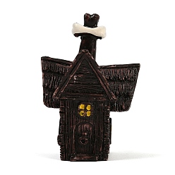 Замок Украшение из смолы на Хэллоуин, аксессуары для кукольного домика с микро-ландшафтом, притворяясь опорными украшениями, замок, 32.5x30.5x43 мм