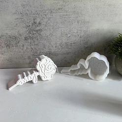 Цветок Силиконовые формы для свечей своими руками, формы для литья смолы, белые, цветок, 132x73x26 мм