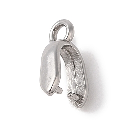 Нержавеющая Сталь Цвет Не тускнеет 304 нержавеющая сталь скобы для колки льда, цвет нержавеющей стали, 11x3 мм, отверстие : 1.8 мм, штифты : 0.8 мм