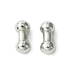 Stainless Steel Color Non-Tarnish 304 Stainless Steel Findings, Dumbbell, Stainless Steel Color, 6.5x3mm