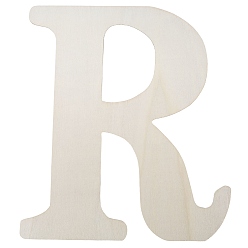Letter R Необработанные листы МДФ, Буква R, 395x340x0.4 мм