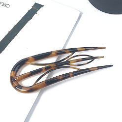 Перу Вилки для волос из смолы, аксессуары для волос для женщин, Перу, 100 мм