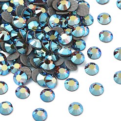 10220 200 Smoked Topaz AB Камни preciosa® crystal hotfix с плоской основой, чешский хрусталь, круглый(438 11 612 шатон роза вива 12 ®), 10220 200 дымчатый топаз ab, ss 8 (2.3~2.5 мм)