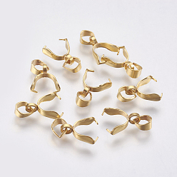Золотой 304 нержавеющей стали поручительств щепотка, золотые, 14.5 мм, отверстие : 4x3.5 мм, штифты : 0.6 мм, залог: 9.5x2.5 мм