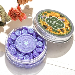 Средний Синий Шифер 150 шт. Частицы сургуча, для ретро печать печать, подсолнечник, средний грифельно-синий, 72x28 мм