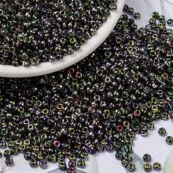 (RR4571) Magic Orchid MIYUKI Round Rocailles Beads, Japanese Seed Beads, (RR4571) Magic Orchid, 8/0, 3mm, Hole: 1mm, about 19000~20500pcs/pound