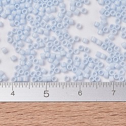 (DB1497) Opaque Light Sky Blue MIYUKI Delica Beads, Cylinder, Japanese Seed Beads, 11/0, (DB1497) Opaque Light Sky Blue, 1.3x1.6mm, Hole: 0.8mm, about 2000pcs/bottle, 10g/bottle