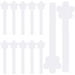 Цветок Тест-полоски из парфюмерной бумаги, тестер ароматов для ароматерапии, цветок, 110x28x0.4 мм, 100 шт / комплект