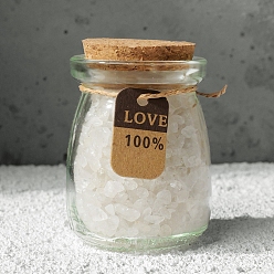 Хрусталь Натуральные кристаллы кварца, целебные кристаллы, бутылки желаний, Драгоценные камни Викки для балансировки энергии, медитационной терапии, 75x75 мм