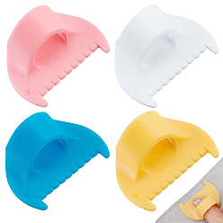 (52) Непрозрачная лаванда 8шт. 4 цветов пластиковая швейная линейка, линейка для швейной машины, Новый шаблон-линейка для бытовой швейной машины, разноцветные, 36x48.5x24.5 мм, 2 шт / цвет