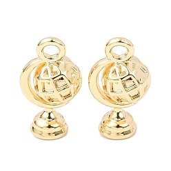 Золотой Талисман из сплава, теллурий, золотые, 14x8x6 мм, отверстие : 1.6 мм