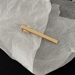 Золотой Металлические заколки для волос из кожи аллигатора, золотые, 58 мм