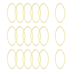 Золотой Ювелирные изделия кольца связь, латунь, эллипс, помещали в золотистый цвет, шириной около 20 мм, 40 мм длиной, толщиной 1 мм 