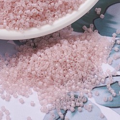 (DB0868) Матовый Прозрачный Розовый Туман AB Бусины miyuki delica, цилиндр, японский бисер, 11/0, (дБ 0868) матовый прозрачный розовый туман а, 1.3x1.6 мм, Отверстие: 0.8 мм, о 2000 шт / бутылка, 10 г / бутылка