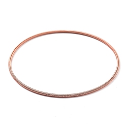 Темный Лосось Железные пружинные цепи растягивающиеся браслеты, гитарные струны браслеты катушки для женщин мужчин, темный лосось, 0.15 см, внутренний диаметр: 2-3/8 дюйм (6 см)