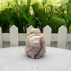 Родонит Скульптурные украшения из натурального родонита, для украшения стола домашнего офиса, морской туман, 30~40 мм