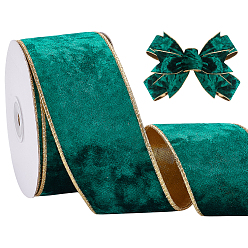 Темно-Зеленый Полиэфирная лента, аксессуары для одежды, темно-зеленый, 2-1/2 дюйм (62 мм), около 10.00 ярдов (9.14 м) / рулон