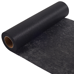 Черный Полиэфирная ткань термоплавкая клеевая пленка, аксессуары для шитья одежды своими руками, чёрные, 300 мм, о 30 ярдов / крен