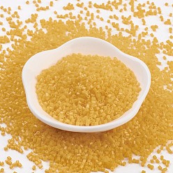 Золотистый Стеклянные бусины matsuno mgb, японский бисер, 11/0 непрозрачные круглые стеклянные бусины, два среза, шестиугольник, золотые, 2x2x2 мм, отверстие: 0.8 мм, о 44000pcs / мешок, 450g / мешок