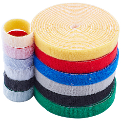 (52) Непрозрачная лаванда Многоразовые кабельные стяжки, органайзер с нейлоновой застежкой-липучкой на липучке, для шнуров кабельный менеджмент, разноцветные, 15x2.5 мм, о 3м/цвет 6 цвета