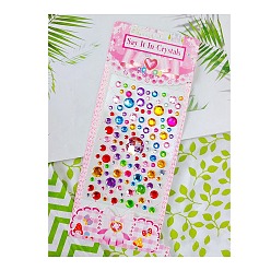 Алмаз Акриловые наклейки 3d, для поделок и скрапбукинга своими руками, красочный, алмаз, 210x85 мм