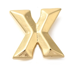 Letter X Стойки обшивки латунные подвески, долговечный, без кадмия и без свинца, подвески с буквой az~z, Письмо X, 17.5x18.5x5.5 мм, отверстие : 3.5x2 мм