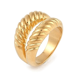 Золотой Ионное покрытие (ip) 304 перстни из нержавеющей стали, простые кольца для женщин, золотые, 13.5 мм, внутренний диаметр: 18 мм