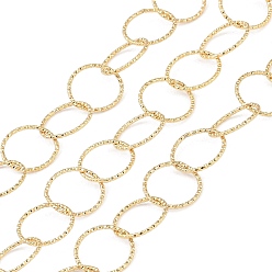 Настоящее золото 18K Ионное покрытие (ip) 304 звенья цепи из нержавеющей стали, с катушкой, пайки, реальный 18 k позолоченный, 16x1 мм, около 32.81 футов (10 м) / рулон