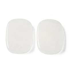 Хрусталь Кристалл кабошоны природного кварца, прямоугольные, 40.5x30~30.5x6.5~7 мм