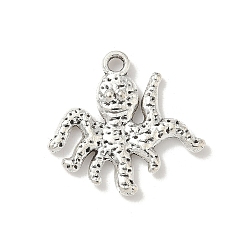 Осьминог Подвески из сплава в тибетском стиле с морскими организмами, без кадмия и без свинца, античное серебро, осьминог, 19x20x2.5 мм, отверстие : 1.6 мм, 952 шт / 1000 г