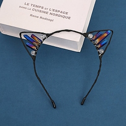 Кварц Резинки для волос из натурального кварца, резинки для волос с кошачьими ушками, для женщин девушек, 160x156x50 мм