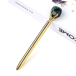 Малахит Шариковая ручка из синтетического малахита, шариковая ручка из нержавеющей стали, офисные школьные принадлежности, 150 мм